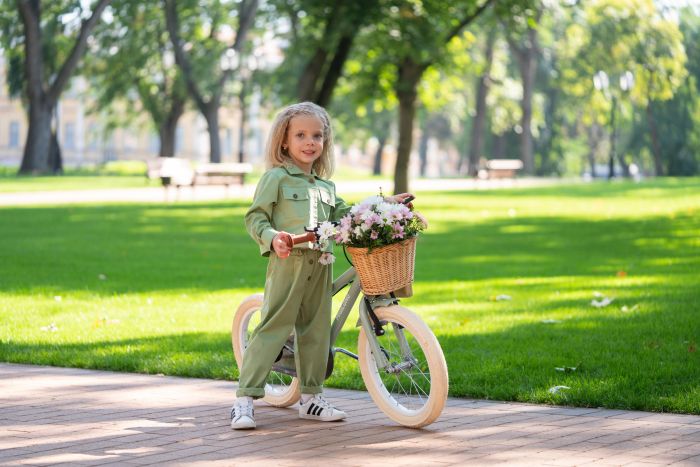 Дитячий велосипед Miqilong RM 16" оливковий