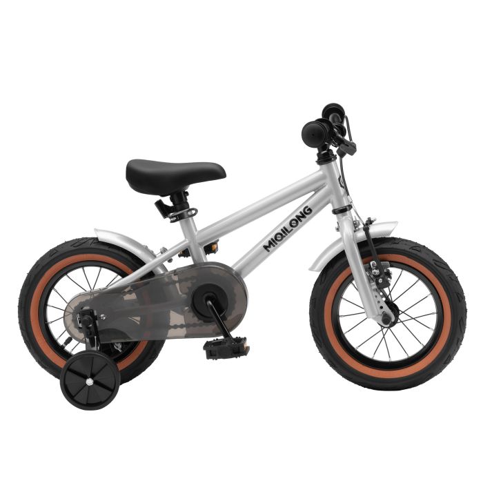 Дитячий велосипед Miqilong ST 12" сріблий