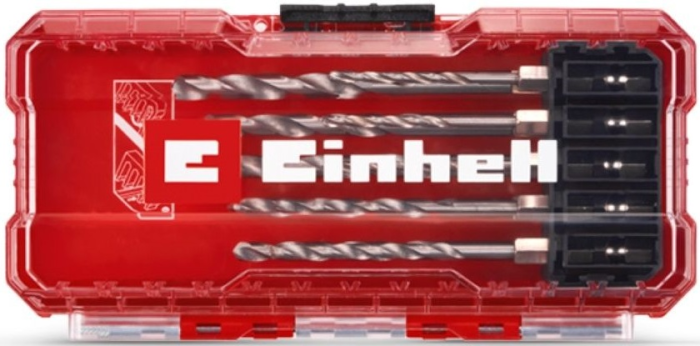 Набор сверл по металлу Einhell HSS, 10 шт, 2-6.5мм, кейс