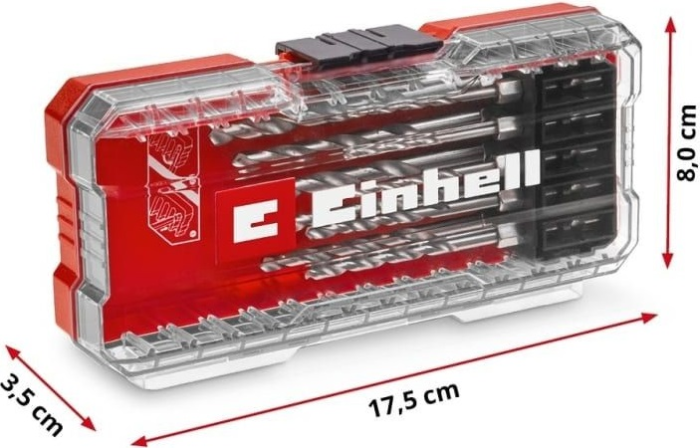 Набор сверл по металлу Einhell HSS, 10 шт, 2-6.5мм, кейс