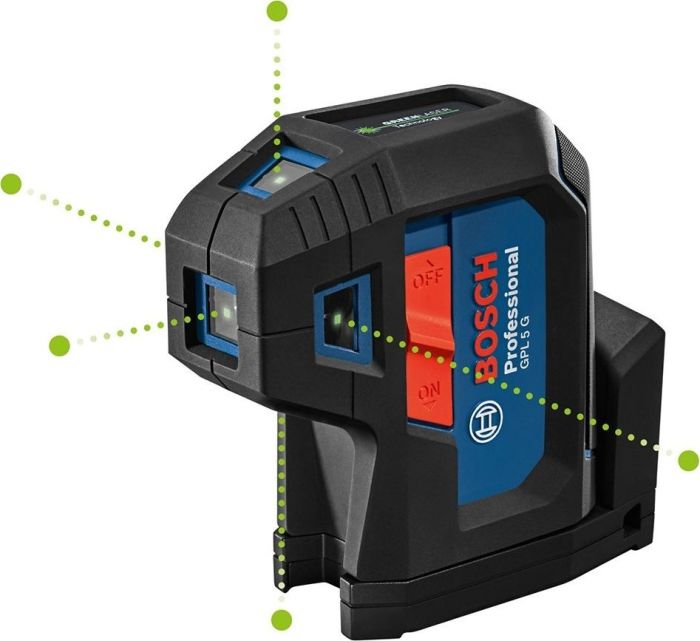 Нивелир лазерный Bosch GPL 5G, до 30м, ±0.35мм/м, 2AAx1.5В, чехол, 0.35кг
