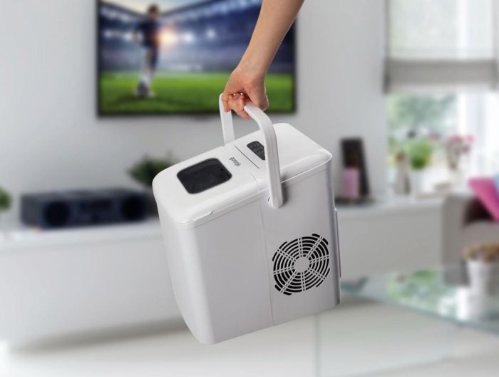 Льодогенератор побутовий Gorenje, 12кг/добу, 1 л, дисплей, білий