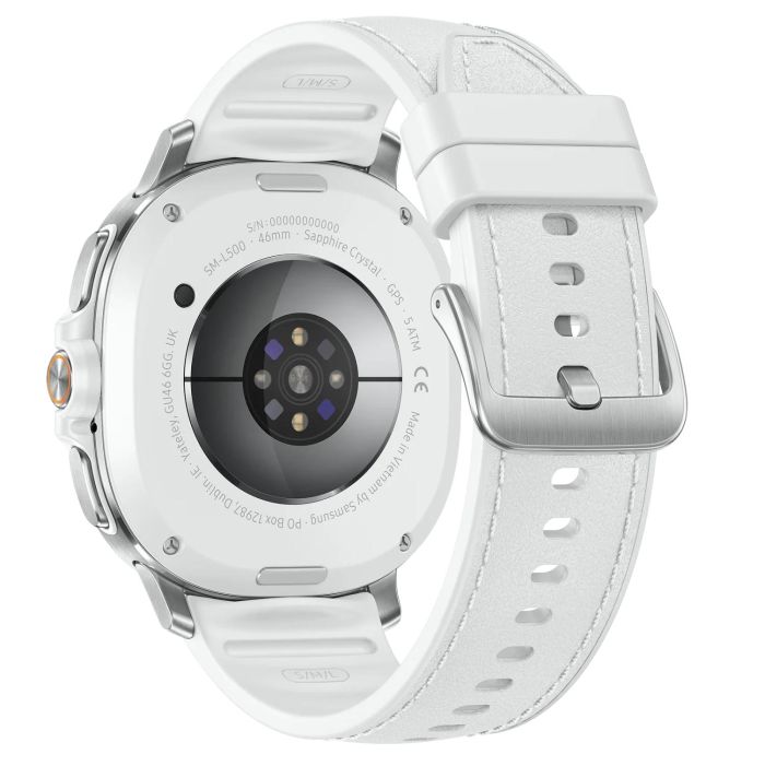 Смарт-годинник Samsung Galaxy Watch 8 Classic 47мм (L500) 1.34", 438x438, sAMOLED, BT 5.3, NFC, 2/64ГБ, білий