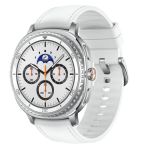 Смарт-годинник Samsung Galaxy Watch 8 Classic 47мм (L500) 1.34", 438x438, sAMOLED, BT 5.3, NFC, 2/64ГБ, білий