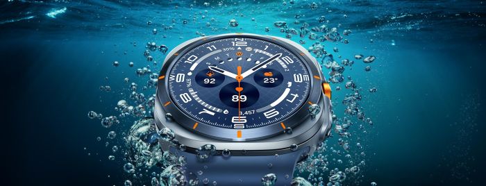Смарт-годинник Samsung Galaxy Watch Ultra (2025) 47мм e-SIM (L705) 1.5", 480x480, sAMOLED, BT 5.3, NFC, 2/64ГБ, синій титановий