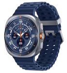 Смарт-годинник Samsung Galaxy Watch Ultra (2025) 47мм e-SIM (L705) 1.5", 480x480, sAMOLED, BT 5.3, NFC, 2/64ГБ, синій титановий