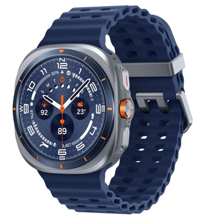 Смарт-годинник Samsung Galaxy Watch Ultra (2025) 47мм e-SIM (L705) 1.5", 480x480, sAMOLED, BT 5.3, NFC, 2/64ГБ, синій титановий