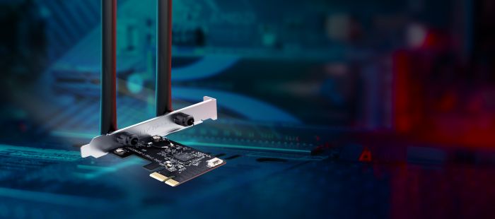 Адаптер WiFi MERCUSYS  AC1200, PCI-Express x1, BT5.0 Mercusys MA30E
