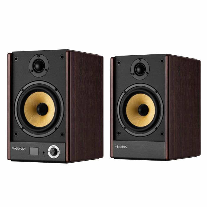 Акустическая система MICROLAB SOLO 5 2.0, 90w, mini-jack/, коричневый