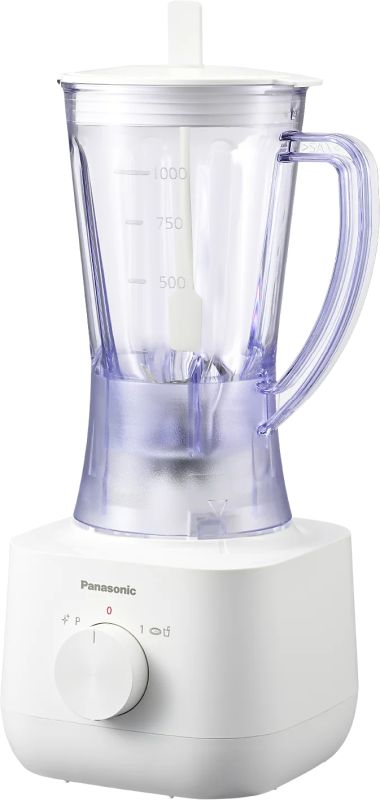 Блендер Panasonic стационарный, 450Вт, чаша-1350мл, мельн., для помола специй, белый