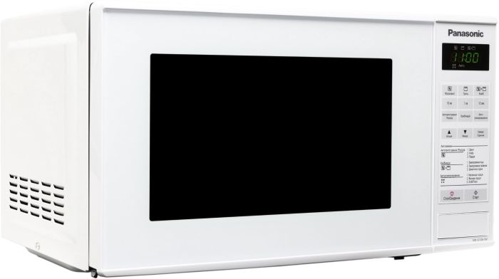 Микроволновая печь Panasonic, 20л, 800Вт, гриль, дисплей, белый
