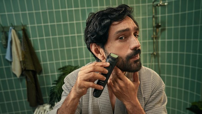 Тример Philips All-in-One Trimmer 3000 Series, для обличчя, голови, тіла, акум., насадок-9, сталь, чорний