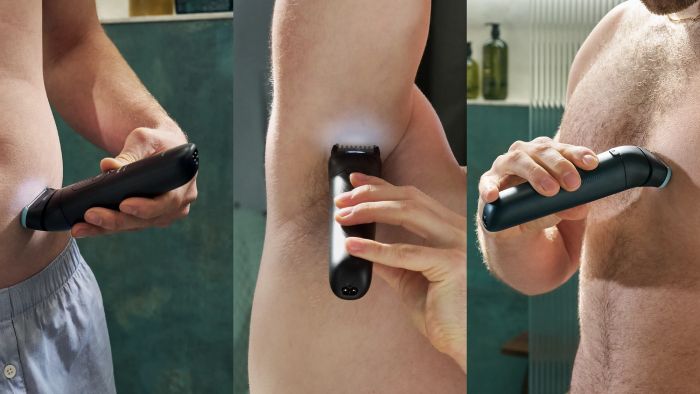 Триммер Philips Series 7000 для тела и интимных зон, акум., насадок-5, сталь, черный