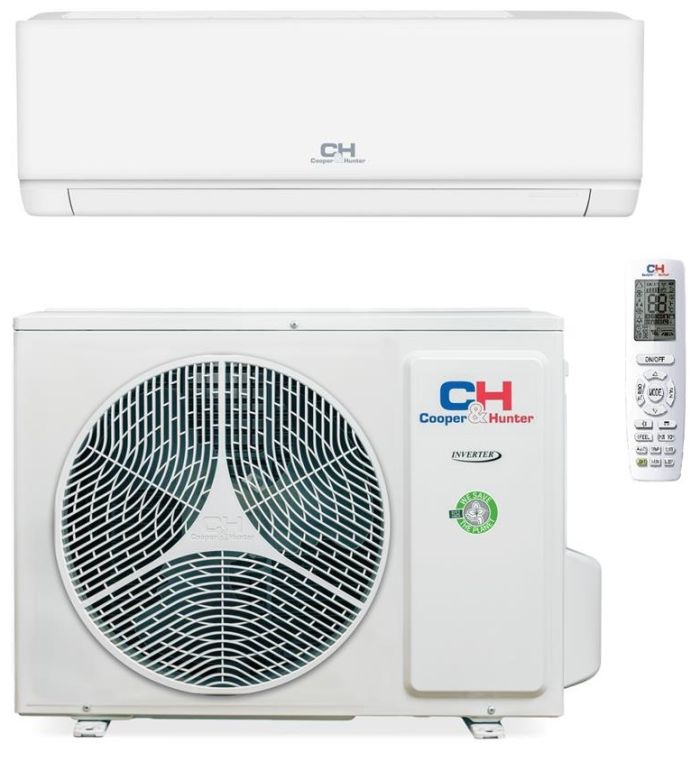 Кондиціонер Cooper&Hunter Vital Plus 25м2 інвертор 9000BTU 2.5кВт A++/A+++ -15°С Wi-Fi R32 білий