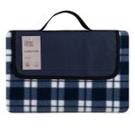 Плед Ardesto Picnic 130х170см, 100% поліестер, клітинка синій