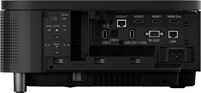 Проєктор ультракороткофокусний Epson EB-815E UHD, 5000 lm, LASER, 0.16, WiFi
