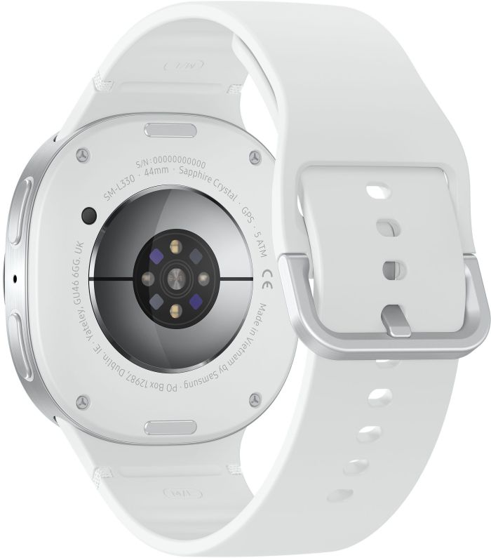 Смарт-годинник Samsung Galaxy Watch 8 44мм (L330) 1.47", 480x480, sAMOLED, BT 5.3, NFC, 2/32ГБ, сріблястий