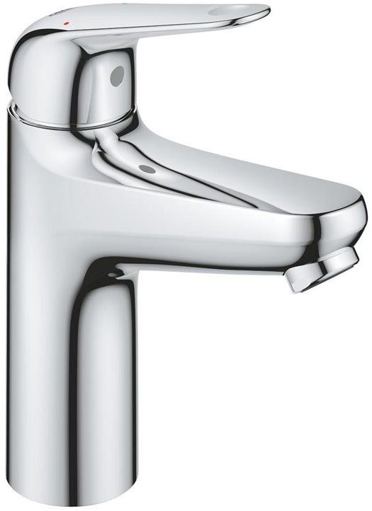 Смеситель для раковины Grohe QuickFix Swift M дл. излива - 116мм, неповоротный, 1 рычаг, хром