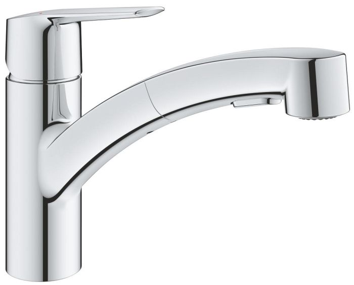 Змішувач для кухні Grohe Start, довж.виливу - 227мм, поворотний/витяжний, 1важіль, хром