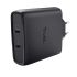 Зарядное устройство сетевое Trust Maxo 100Вт, GaN, 2xUSB-C ,PD/PPS, черный