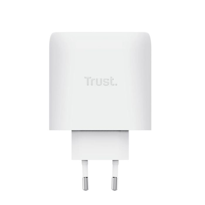 Зарядное устройство сетевое Trust Maxo 65Вт, GaN, USB-C PD/PPS, белый