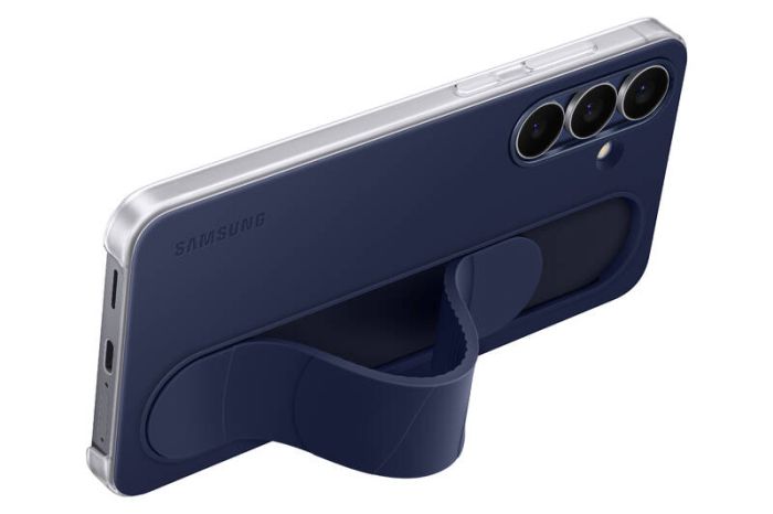 Чохол Samsung для Galaxy S25 FE (S731), Standing Grip case, синій темний