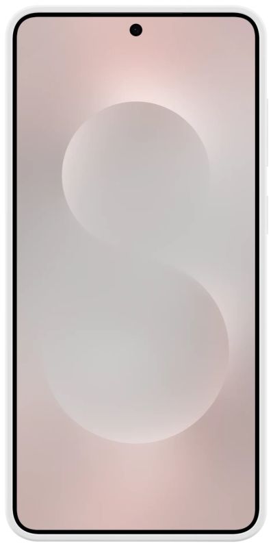 Чехол Samsung для Galaxy S25 Edge (S937), Silicone case, серый светлый