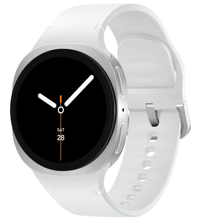 Смарт-часы Samsung Galaxy Watch 8 40мм (L320) 1.34", 438x438, sAMOLED, BT 5.3, NFC, 2/32ГБ, серебристый