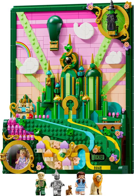 Конструктор LEGO Wicked Смарагдове місто настінний арт