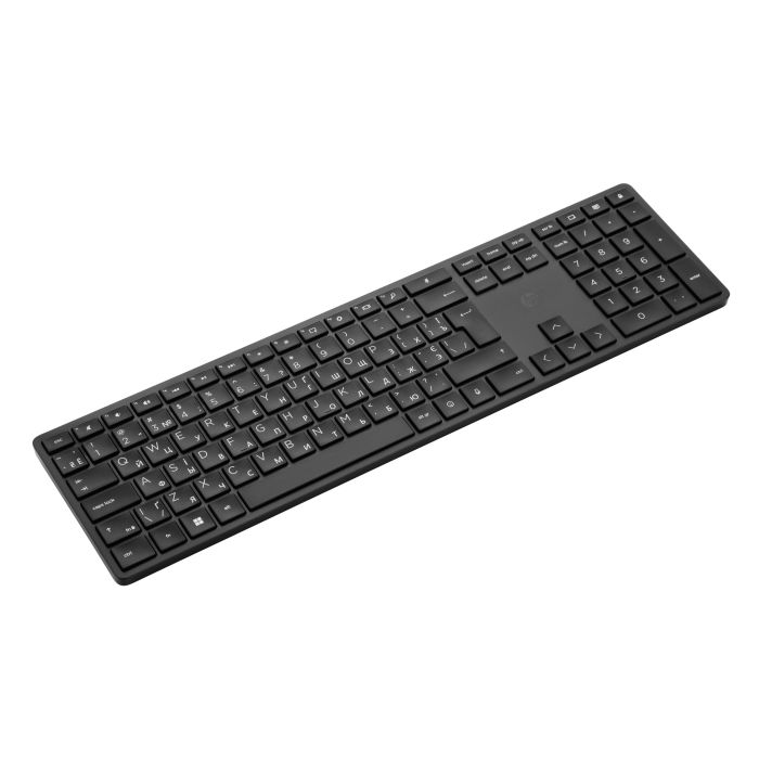 Клавиатура мембранная HP 450 Programmable, 108key, WL, EN/UK, чёрный