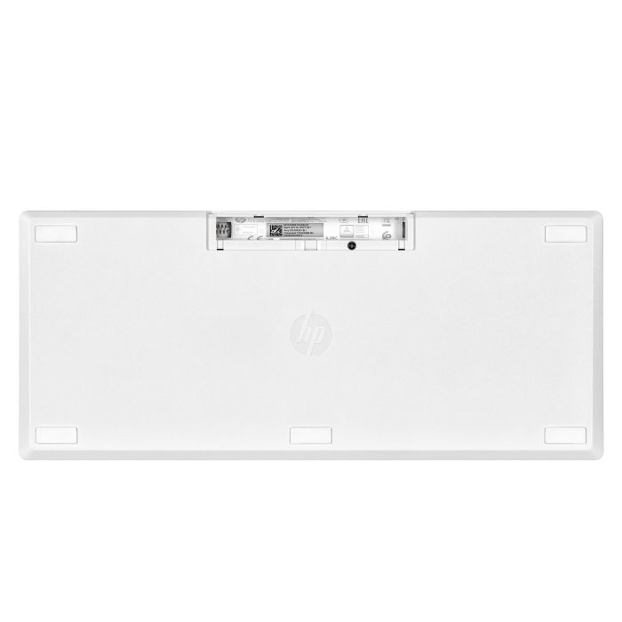 Клавіатура мембранна HP 350 Compact Multi-Device, 78key, BT, EN/UK, білий