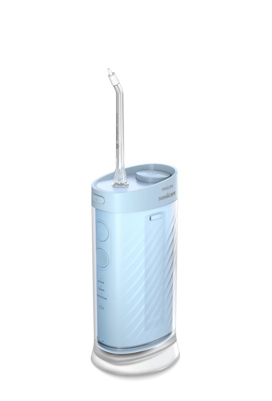 Ирригатор Philips Sonicare Compact Flosser 1000, чаша 200 мл, складной, голубой