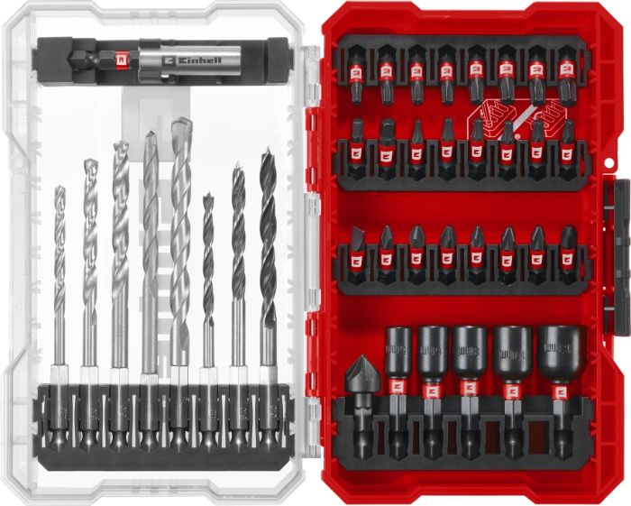 Набор ударных бит и сверл Einhell 39шт M-Case 0.66кг