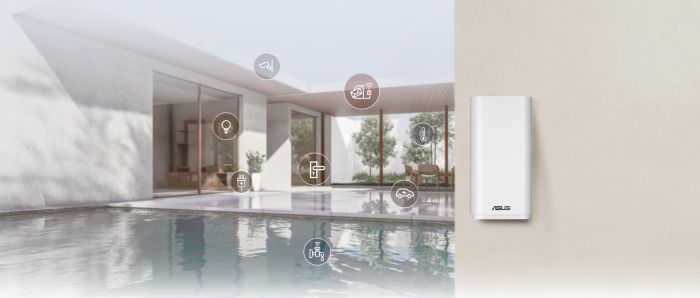 Система WiFi-Mesh ASUS ZenWiFi BD4 Outdoor BE3600, 2x2,5GE WAN/LAN, 1мод, білий