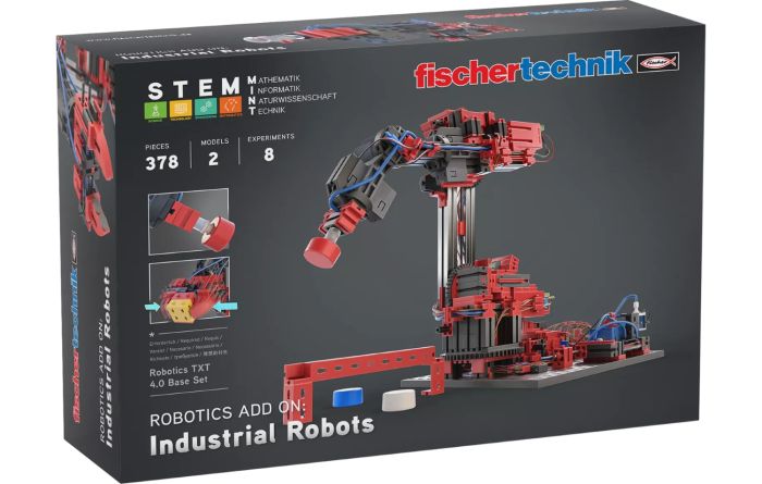 Набір-розширення fisсhertechnik STEM ROBOTICS Промислові роботи