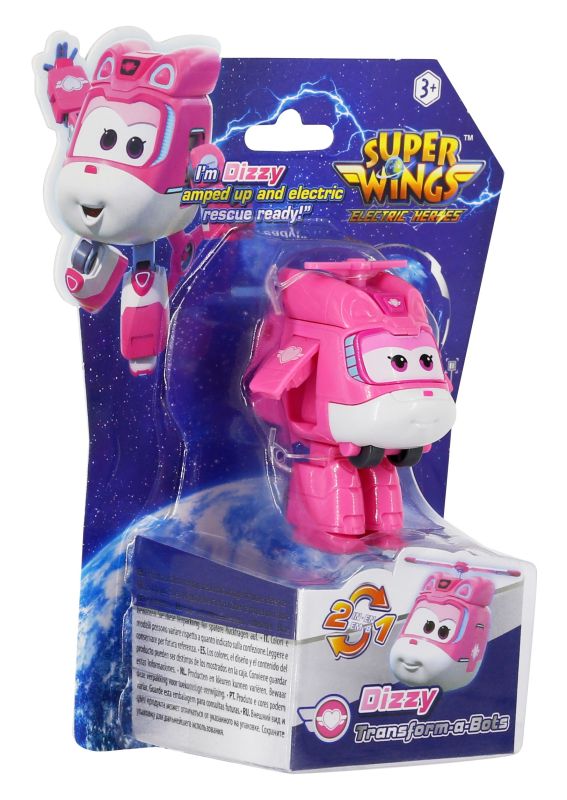 Игровая фигурка-трансформер Super Wings Transform-a-Bots Диззи (Dizzy)