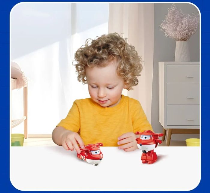 Игровая фигурка-трансформер Super Wings Transform-a-Bots Джетт (Jett)