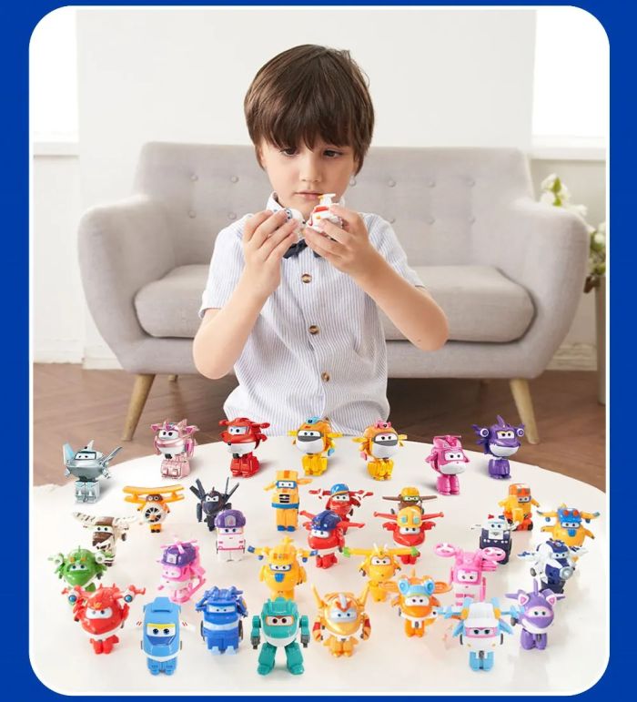 Ігрова фігурка-трансформер Super Wings Transform-a-Bots Джетт (Jett)