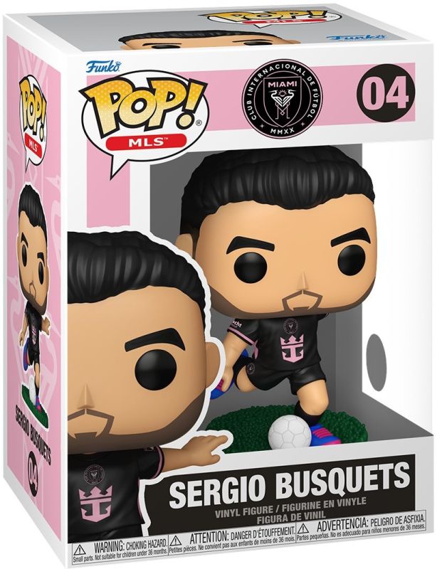 Фигурка Funko POP Football: Inter Miami - Sergio Busquets (Away)