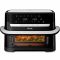 Мультипечь Tefal Dual Easy Fry Flex, 2700Вт, чаша-5.5+3.5л, сенсорное управл., 2 чаши, гриль, пластик, черный