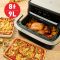 Мультипечь Tefal Dual Easy Fry Flex, 2700Вт, чаша-5.5+3.5л, сенсорное управл., 2 чаши, гриль, пластик, черный