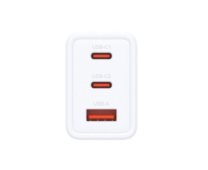 Зарядное устройство сетевое   65Вт GaN 2хUSB-С, 1xUSB-A, белый D-Link DCP-651