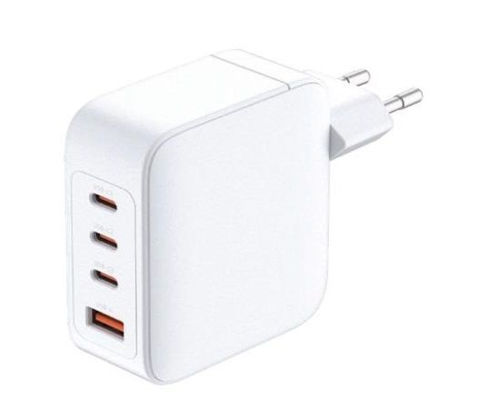 Зарядний пристрій мережевий   100Вт GaN 3хUSB-С, 1xUSB-A, білий D-Link DCP-101