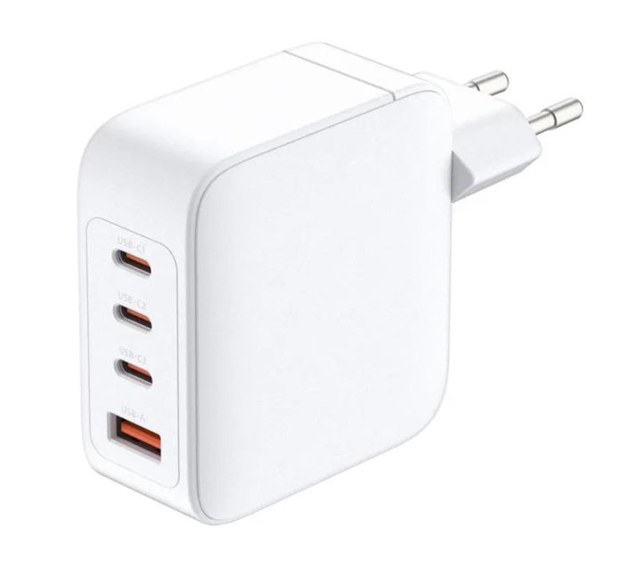 Зарядное устройство сетевое   140Вт GaN 3хUSB-С, 1xUSB-A, белый D-Link DCF-141