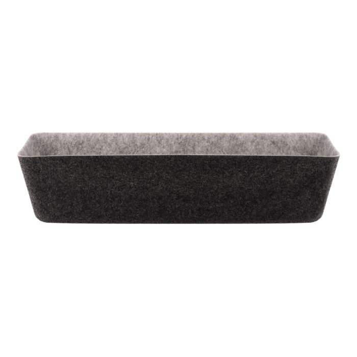 Набор контейнеров ARDESTO Prestigio 4 предмета, 38.5x13.5x9cm/12x12x8.5см, фетр, серый