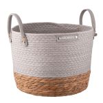Кошик ARDESTO Minimalism 28х28х22см, паперовий шпагат, рогожка, сірий