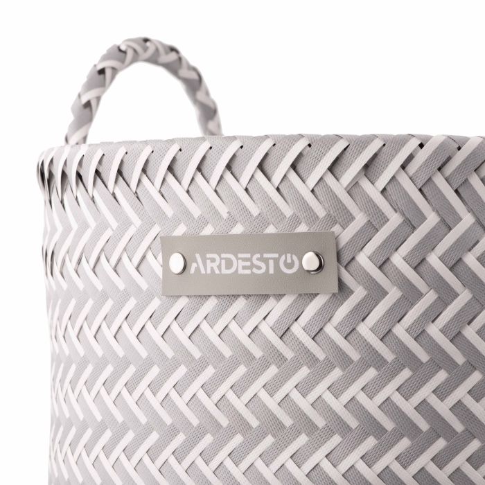 Кошик ARDESTO Vigor 35х35х32см, поліпропілен, метал, сірий