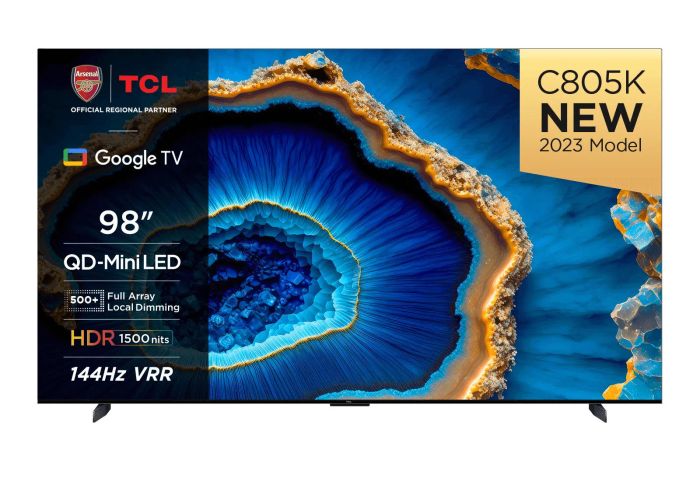 Телевизор 98" TCL MiniLED 4K 144Hz Smart Google TV Titan ONKYO sound