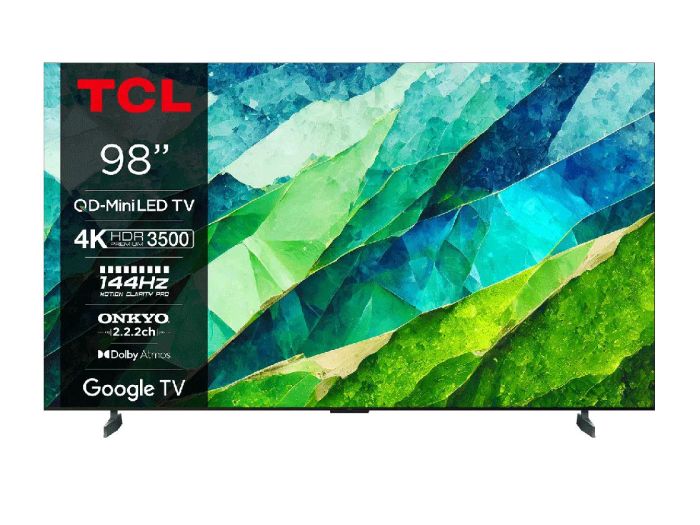 Телевизор 98" TCL MiniLED 4K 144Hz Smart Google TV Titan ONKYO sound