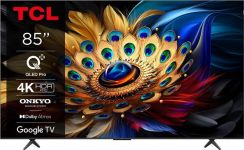Телевизор 85" TCL QLED 4K 60Hz Smart Google TV Titan ONKYO sound